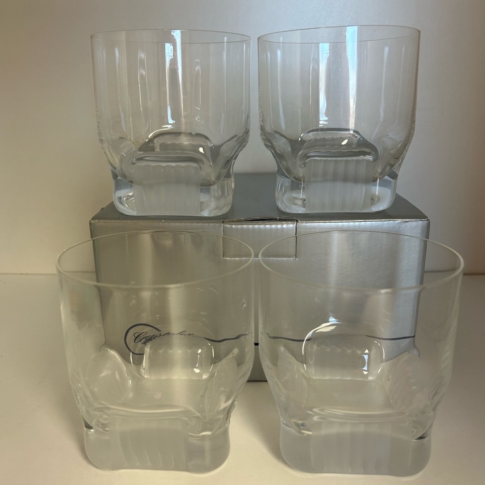 Brand NEW Fjord Whiskey Glasses in box set of 4